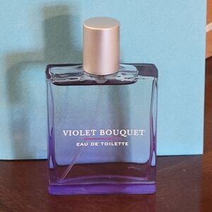 Bath & Body Works Violet Bouquet Eau de Toilette - Purple and Silver Full Bottle